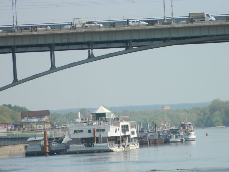 Мост через реку Обь - Маргарита Брижан
