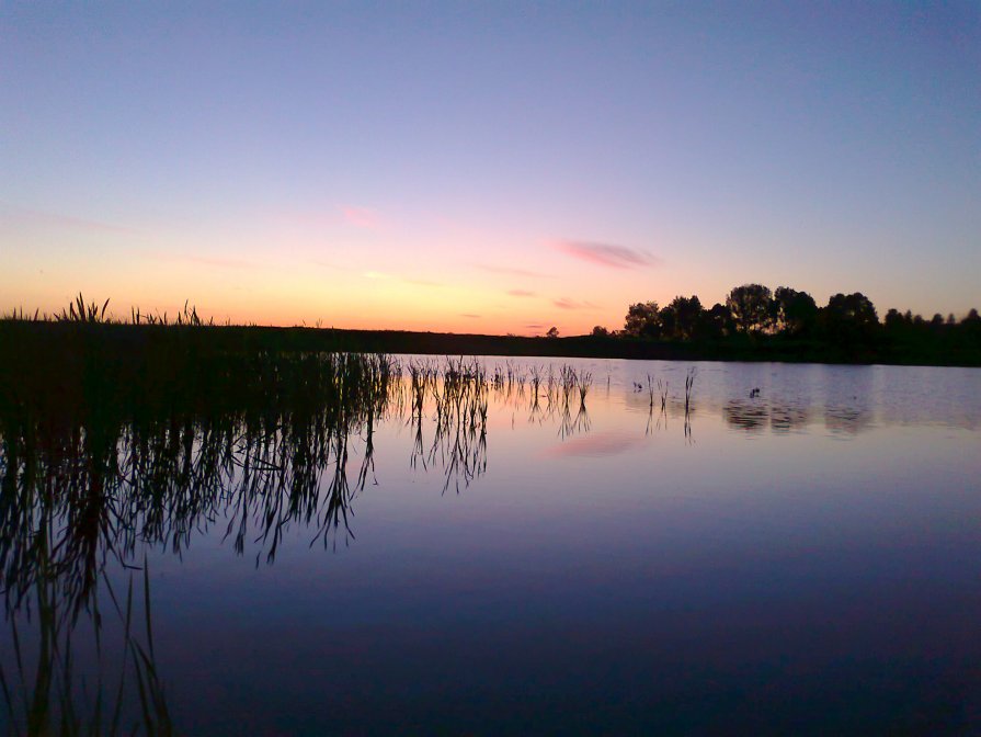 закат на озере - Алексей Нырков