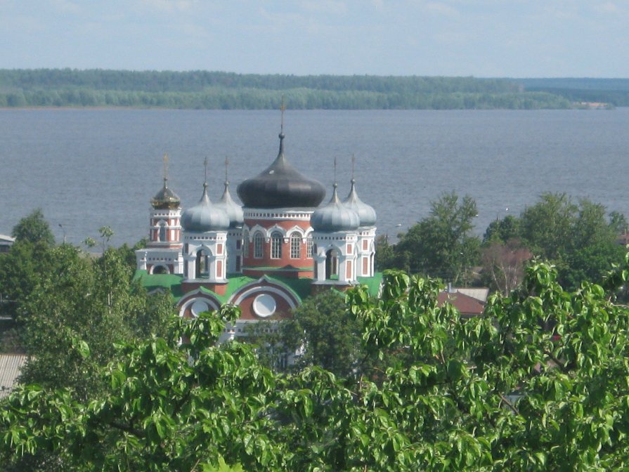 Церковь у Волги. - Александр Юнусов