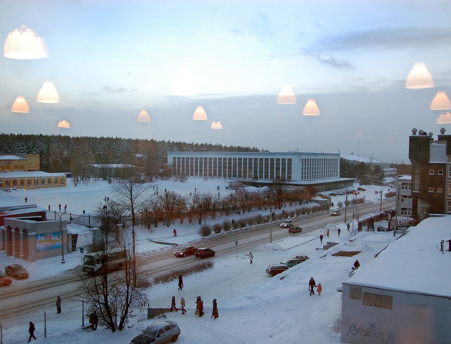 Свет над городом. - Пётр Лебедев