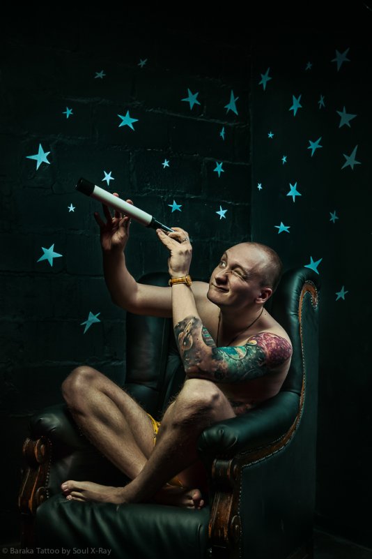 Серия портреты татуированных людей - Маргарита Васюкова