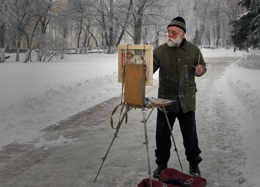 Дед-мороз живописец - Николай Белавин