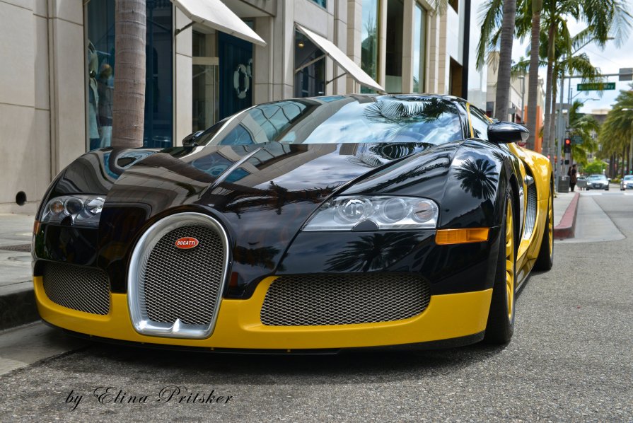 Bugatti Veyron in LA - Элина P