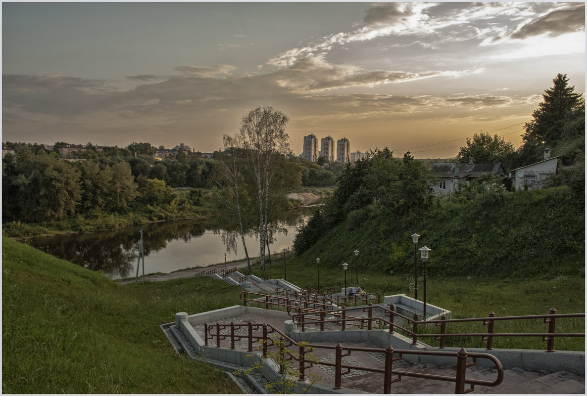 Гродно . Вечер над Неманом . - Игорь Абламейко