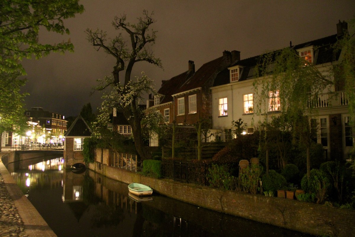 Каналы нидерландов ночью - Inna Vicente Rivas