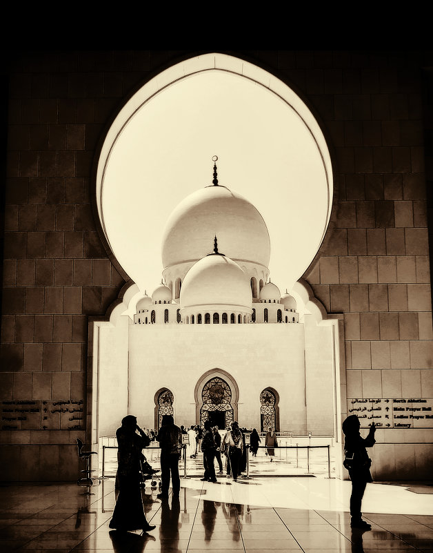 Белая мечеть шейха Зайда. - Анатолий Щербак