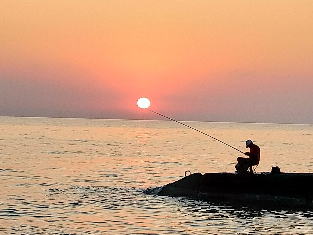 рыбалка на закате - Владимир Бухаленков