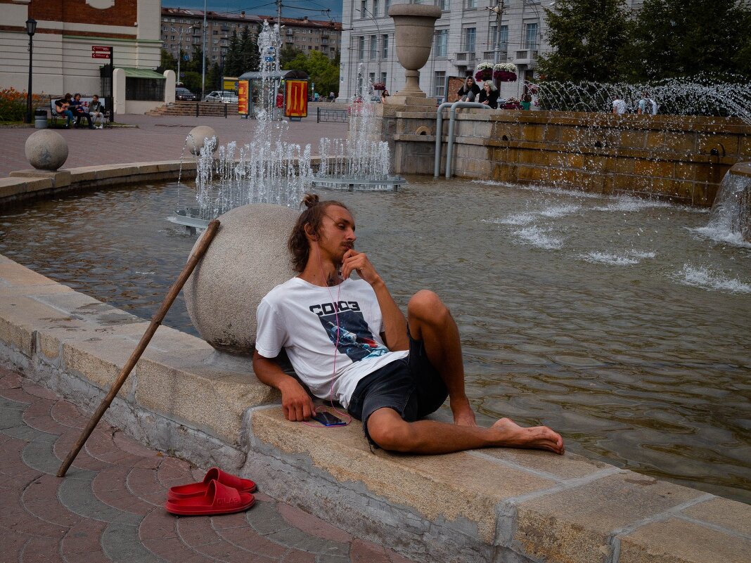 Городской фонтан - Елена Берсенёва