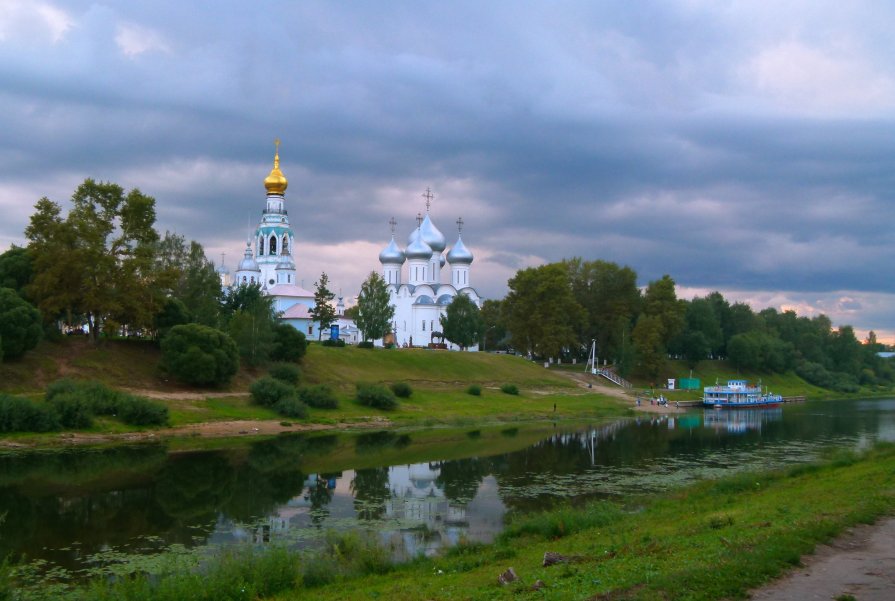 Вологда Соборная горка осенью