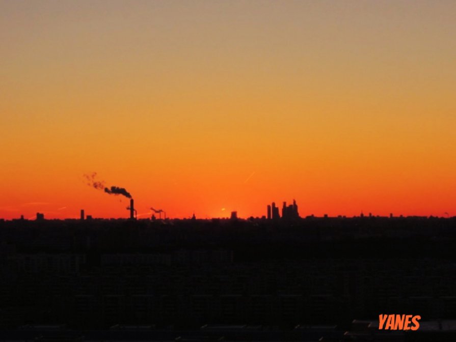 Закат над Москвой - Афродита Фотолюбитель