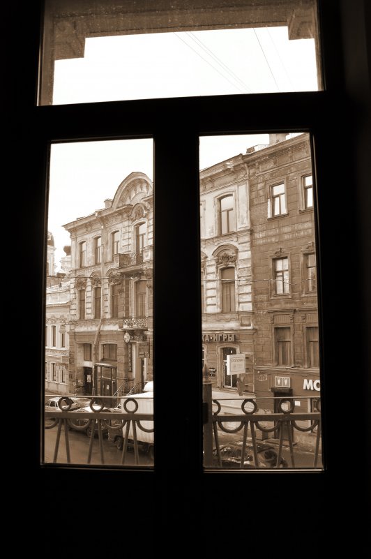 Кузнечный переулок в Петербурге из окна последней квартиры Достоевског - Ольга Логачева