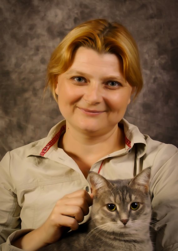 Портрет с кошкой - Igor Gogolev