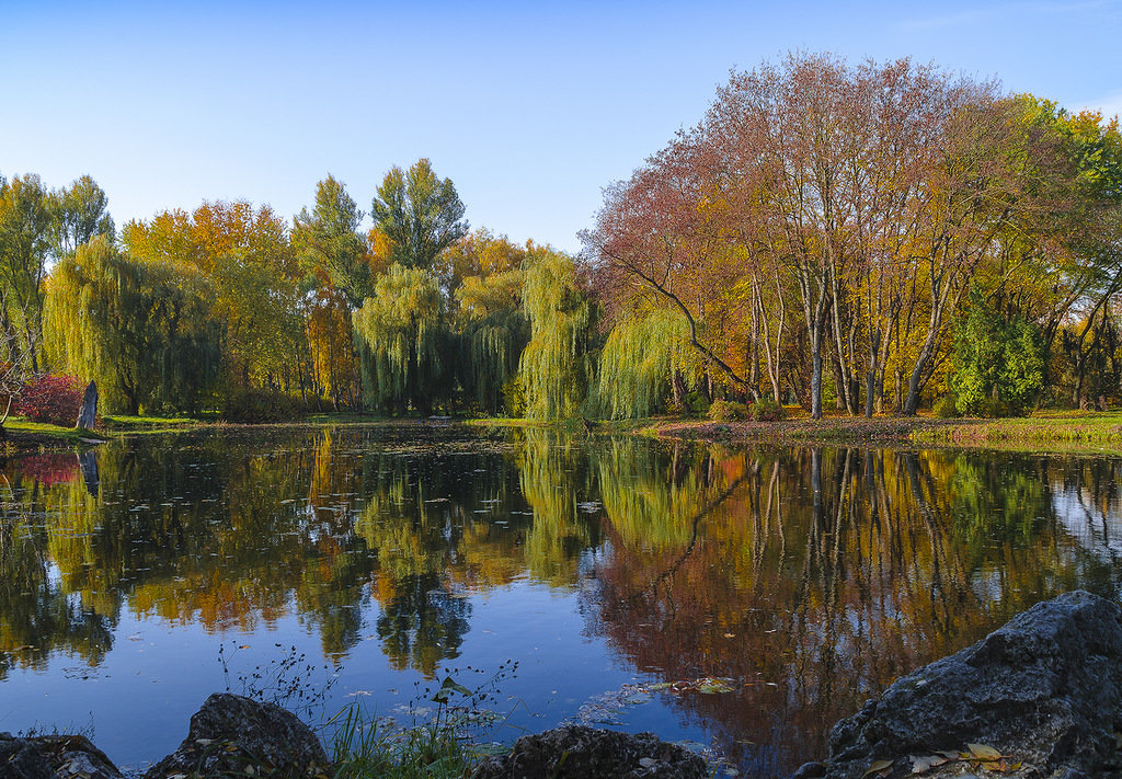 Осенний пруд - photopixel photopixel
