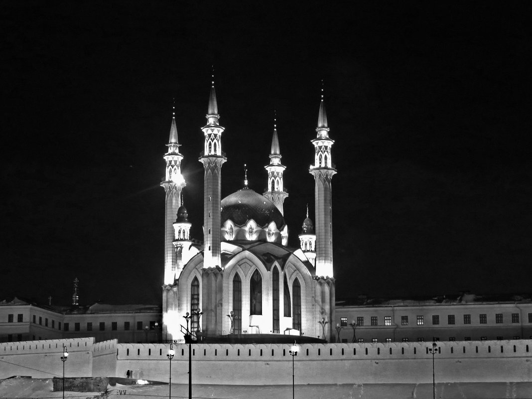 Ночная Казань .Мечеть «Кул-Шариф». - Милада *