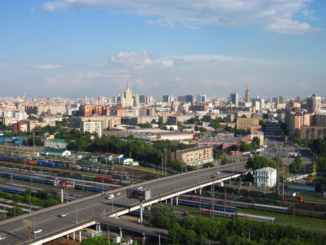 Вид из моего окна. Москва. Дом на Беговой - alek48s 