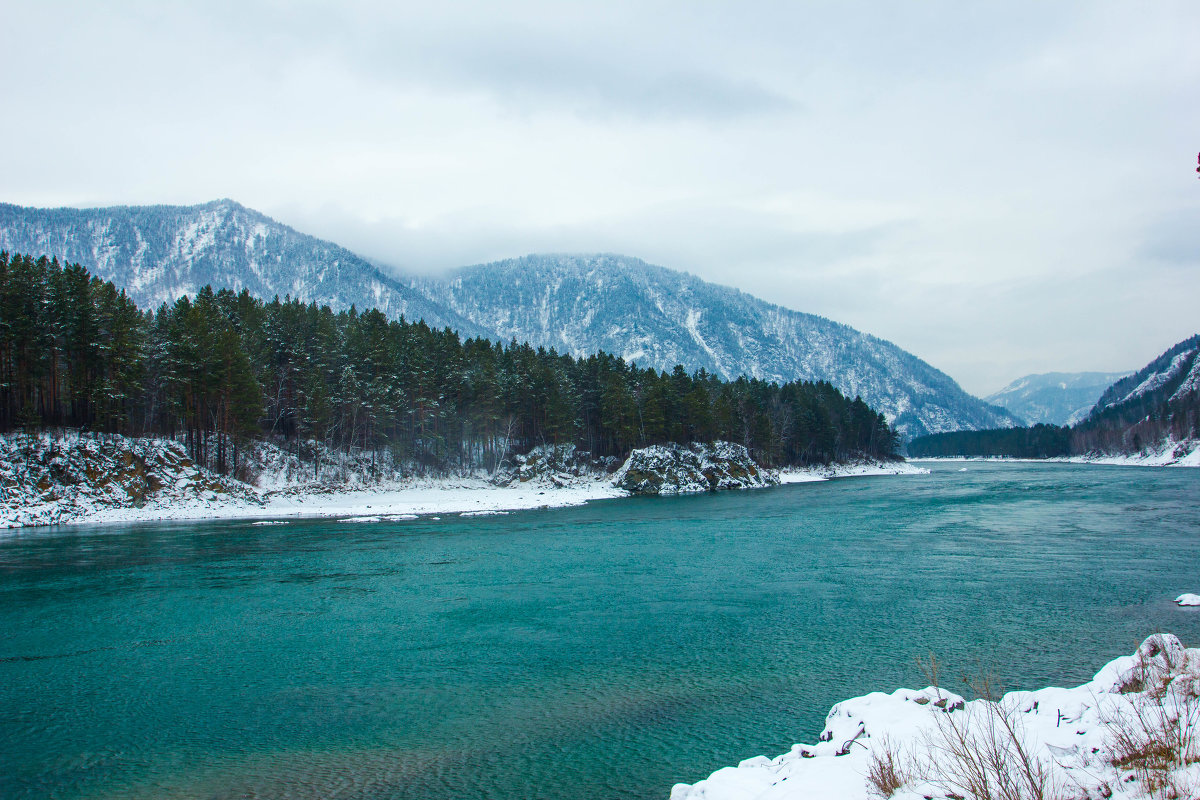 Водные ресурсы бирюзовая Катунь