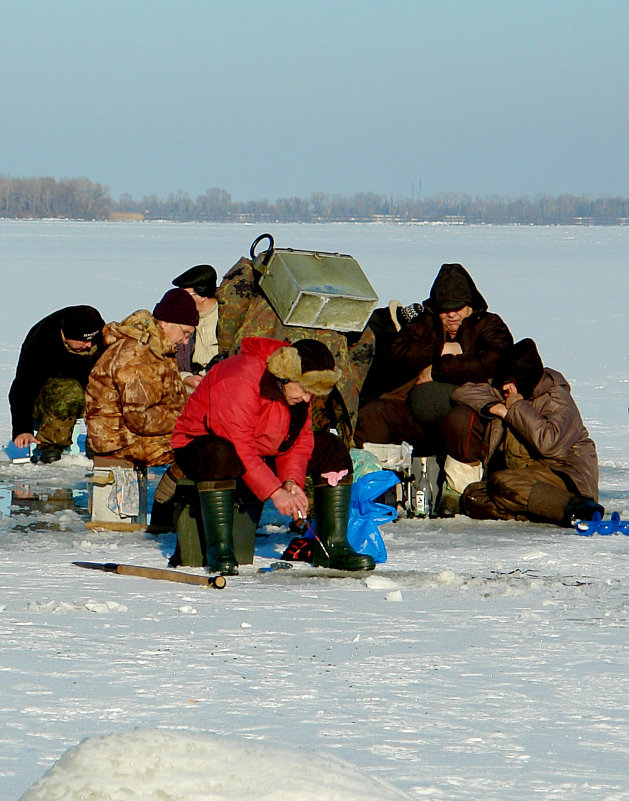 Зимняя рыбалка - Елена Подоляк