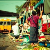 Таиланд - Рынок на железной дороге . Railway Market, Bangkok :: Alexandr Safronov