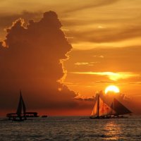 Boracay sunset. Phillipines. :: Eva Langue