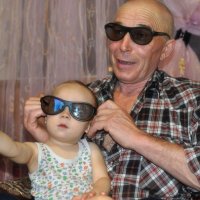 Дедушка и внук. :: Marina Popova