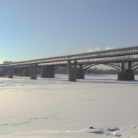 Новосибирск.Мост через реку обь :: Иван Петров