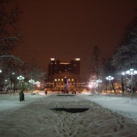 город Жуковский ночью :: Александр Пеняев