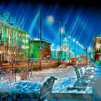 Ангарск-Ночь! :: Валерий Максуль