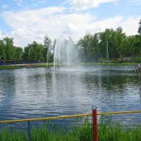 Городской сад с водоемом) :: Алена Ахметова