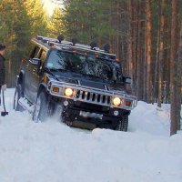 Чем круче джип... тем дальше бежать за трактором... :: Елена Перевозникова