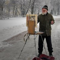 Дед-мороз живописец :: Николай Белавин