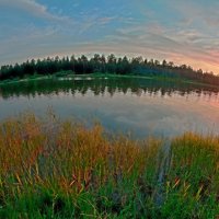 Вечер на озере :: Сергей Кудрявцев