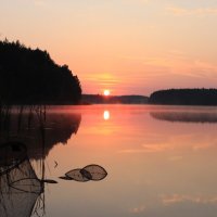 Утро на озере :: Сергей Дабаев