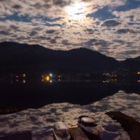 Телецкое озеро ночью, Горный Алтай :: Наталья Филиппова