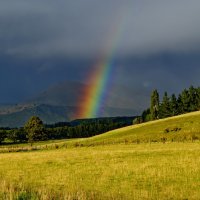 Новая Зеландия. Остатки летней радуги :: Андрей Левин