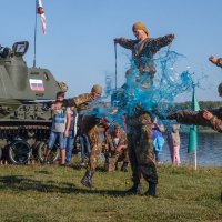 показательные выступления (синхронный удар) :: Виктор Ковчин