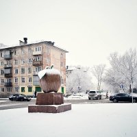 Апрельский снегопад :: Сергей Вишняков