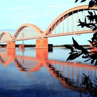 Мост через Волгу :: Юлия Фалей