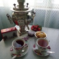 Чай с клубникой :: Elena 