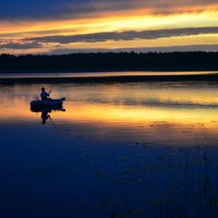 рыбалка на закате :: Борис Устюжанин