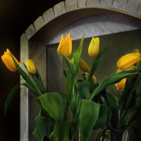 Желтые тюльпаны :: Ирина Акулова