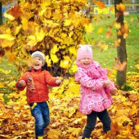 Дети и осень :: Дина Seredina