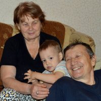 Мои родители с моим внуком!) :: Мася Мосина