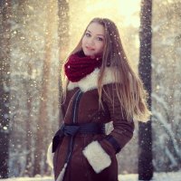 Яна в снегу :: Евгения Анисимова