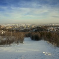 Зимний Красноярск с высоты Николаевской сопки :: Александр 