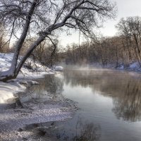 морозное утро на Истре :: Марина Черепкова