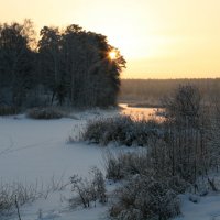 зимний закат :: Ветрова Ирина 