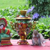 Чаепитие в саду :: Lyudmila Gruzdeva
