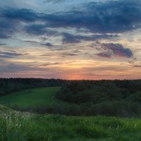 Закат над поляной :: Алина Горб