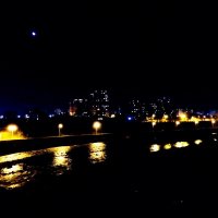 Ночная набережная реки Терек. Владикавказ :: Полина Верещагина