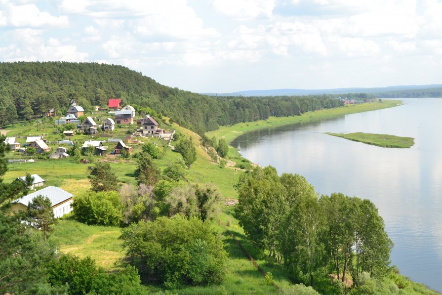 на реке Томь - Светлана Моисеева